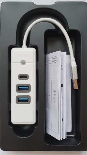 Zdjęcie oferty: Hub USB Orico rozgałęźnik USB 3.0 + wejście typu C