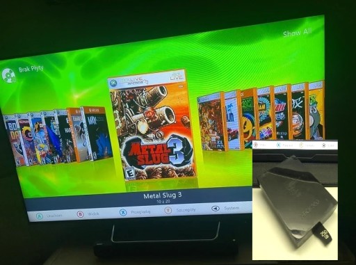 Zdjęcie oferty: samostartujący oryginalny dysk 250 GB / do xbox 360 