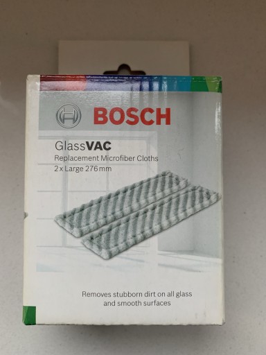 Zdjęcie oferty: Bosch GlassVac zapasowe ściereczki z mikrofibry