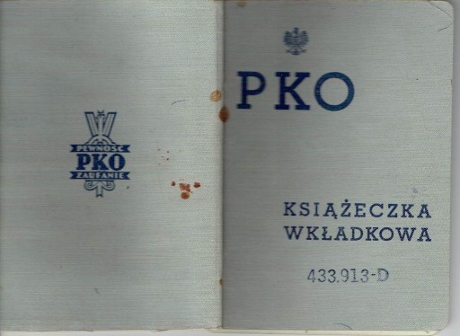 Zdjęcie oferty: Książeczka wkładkowa PKO 1936-37, Kraśnik