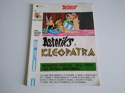 Zdjęcie oferty: Komiks Asterix i Obelix. Zeszyt 2(5) 92. Asteriks i Kleopatra.