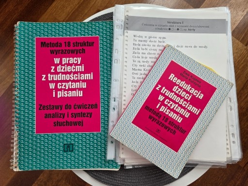 Zdjęcie oferty: Metoda 18 struktur wyrazowych. E.Kujawa, M.Kurzyna