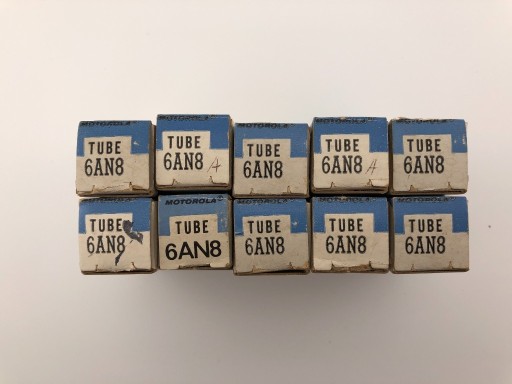 Zdjęcie oferty: 6AN8 Motorola 6AN8a Lampy NOS NIB Dobrana Para