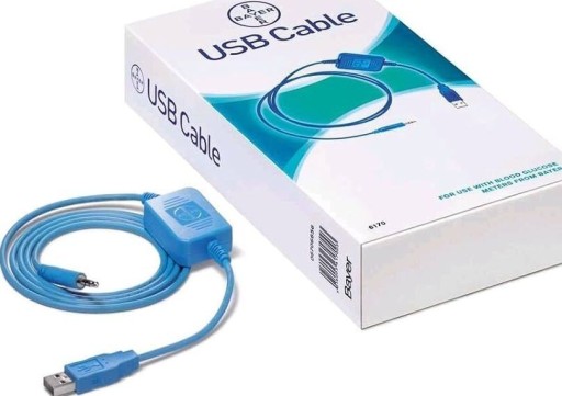 Zdjęcie oferty: Przewód USB Bayer 6170 do glukometru Contour