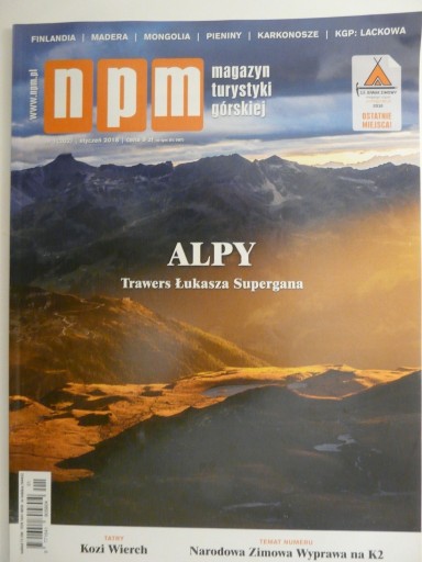 Zdjęcie oferty: Magazyn turystyki górskiej n.p.m. styczeń 2018