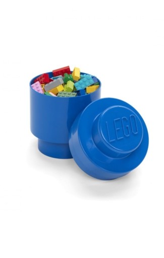 Zdjęcie oferty: LEGO pojemnik na klocki niebieski brick pojedynczy nowy 