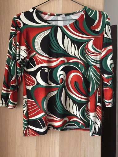 Zdjęcie oferty: kolorowa wiskozowa letnia bluzka polskiej marki 