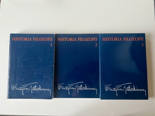 Zdjęcie oferty: Historia filozofii Władysław Tatarkiewicz 3 tomy