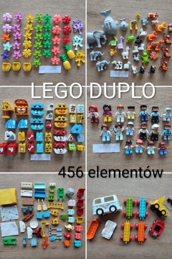 Zdjęcie oferty: Kolekcja LEGO Duplo różne zestawy 456 elementów 