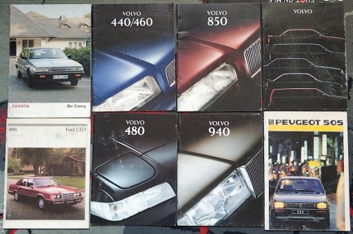 Zdjęcie oferty: Katalog Katalogi Volvo Ford Peugeot 1985 1995 rok