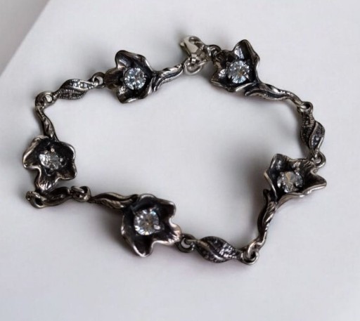 Zdjęcie oferty: Piękna bransoletka srebro 925 z cyrkoniami