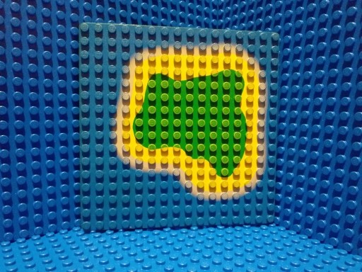 Zdjęcie oferty: Lego płytka wyspa 6265 6260 płyta 16x16 nadruk