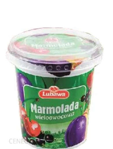 Zdjęcie oferty: Marmolada wieloowocowa twarda 400 gram Lubawa