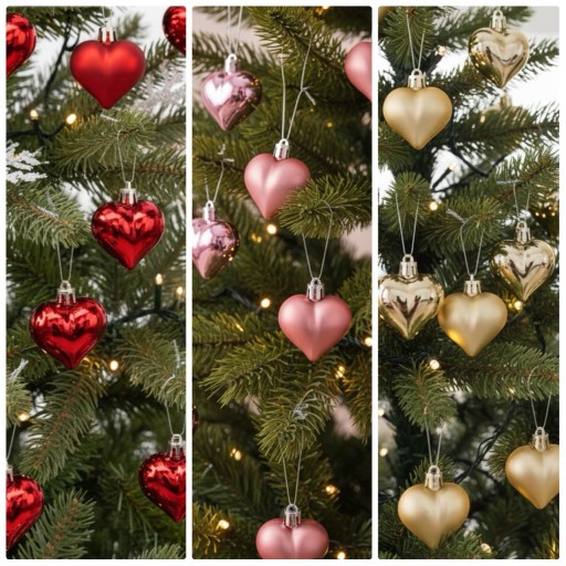 Zdjęcie oferty: Zestaw bombek serca 16sztuk Mixuj dowolnie
