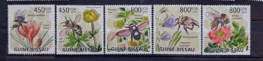 Zdjęcie oferty: Pszczoły  seria** Guine Bissau 2009 lux