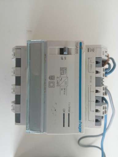 Zdjęcie oferty: zasilacz 24V DC, 1A, DMS 4 mod TGA200 Hager