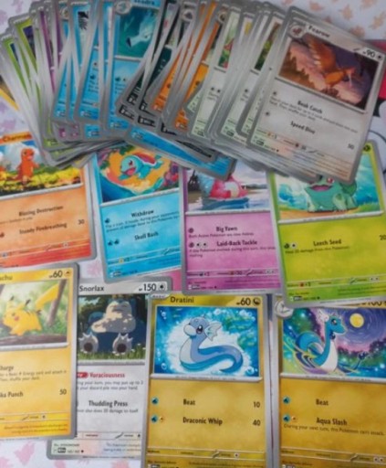 Zdjęcie oferty: 100 różnych kart pokemon z setu 151