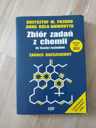 Zdjęcie oferty: Zbiór zadań z chemii dla liceów i techników Pazdro