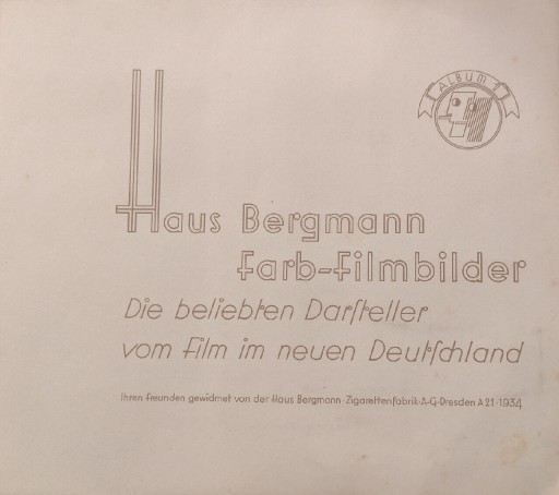 Zdjęcie oferty: Album kolekcjonerski Haus Bergmann Farb Filmbilder