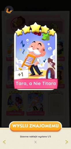 Zdjęcie oferty: Tara, a nie titara Monopoly Go