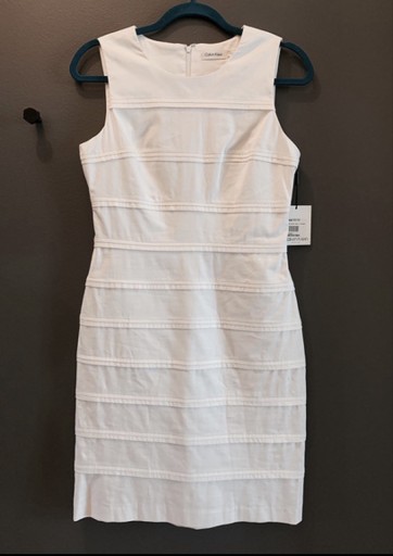 Zdjęcie oferty: Calvin Klein nowa elegancka biała sukienka na lato S