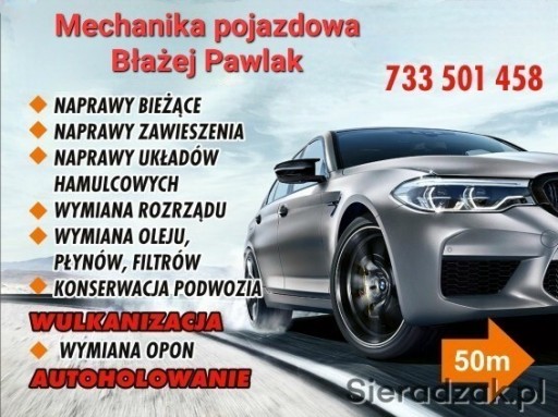Zdjęcie oferty: Mechanika Pojazdowa Błażej Pawlak