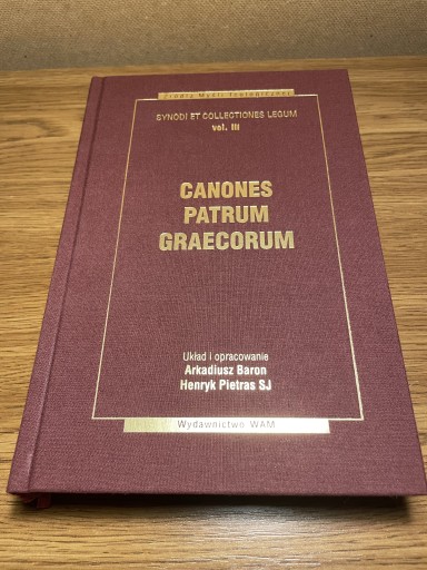 Zdjęcie oferty: Canones Patrum Graecorum