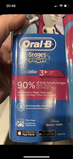 Zdjęcie oferty: Szczoteczka Oral-B Frozen