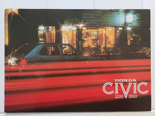 Zdjęcie oferty: Prospekt Honda Civic 1200/1500 UNIKAT