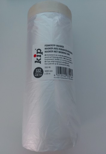 Zdjęcie oferty: KiP FOLIA OCHRONNA Z TAŚMĄ PAPIEROWĄ 1600mm/ 33m  