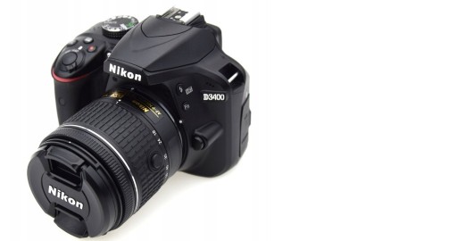 Zdjęcie oferty: NIKON D3400 + NIKKOR AF-P 18-55 MM PRZEBIEG 14240