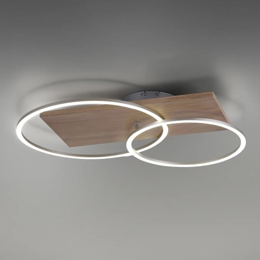 Zdjęcie oferty: Lampa sufitowa Paul Neuhaus LED drewniany panel 
