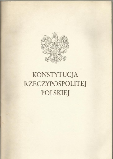 Zdjęcie oferty: Konstytucja RP - A. Kwaśniewski