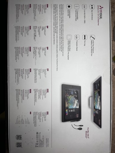 Zdjęcie oferty: tablet / pad graficzny Artisul D16 15,6” LCD SKETCH-PADd