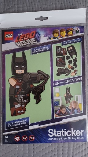 Zdjęcie oferty: Batman Staticker Lego Movie 2 naklejki bez kleju