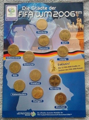Zdjęcie oferty: medale fifa world cup germany niemcy 2006