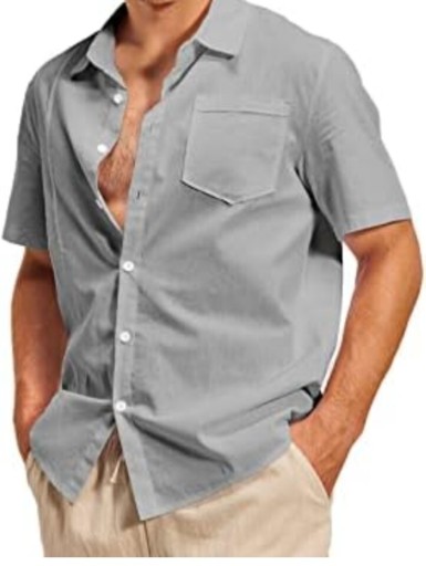 Zdjęcie oferty: Koszula męska z krótkim rękawem 