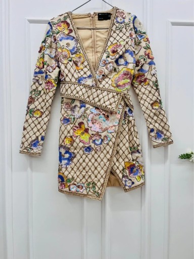 Zdjęcie oferty: Sukienka bogato zdobiona Asos Andrzejki sylwester święta 34 XS 