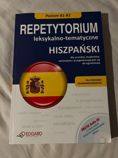 Zdjęcie oferty: Repetytorium leksykalno-gram. hiszpański B1-B2