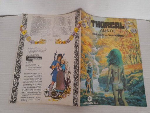 Zdjęcie oferty: Komiks THORGAL ALINOE ORBITA 1989 wydanie 1 ROSIŃS