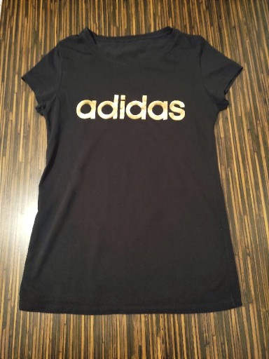 Zdjęcie oferty: Koszulka damska ADIDAS złote logo