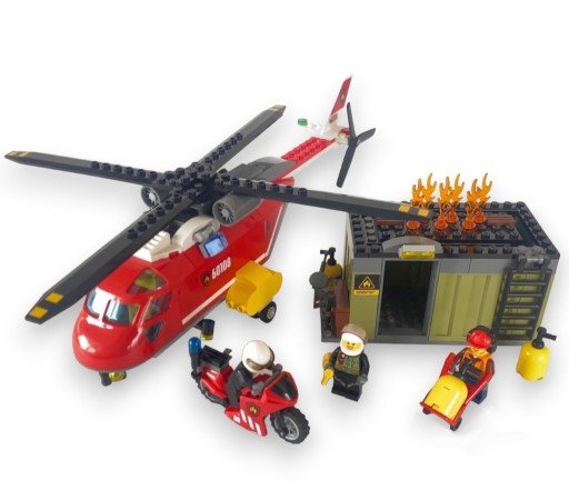 Zdjęcie oferty: LEGO CITY 60108 Helikopter strażacki 100% komplet