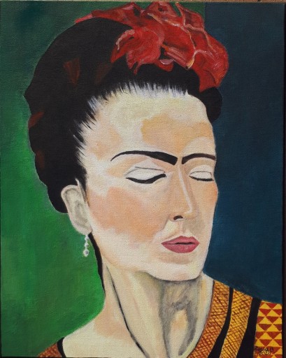 Zdjęcie oferty: Obraz Frida Kahlo - olej/akryl na płótnie