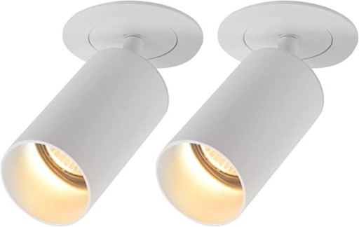 Zdjęcie oferty: L87 reflektory sufitowe 360 LED GU10 białe 2szt PT