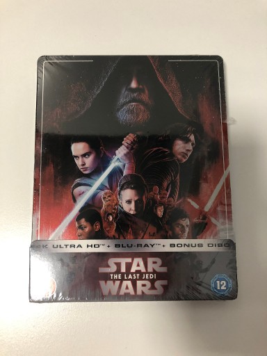 Zdjęcie oferty: [ Star Wars - The Last Jedi ] 4K Steelbook FOLIA
