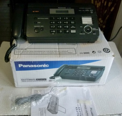 Zdjęcie oferty: Faks fax cyfrowy Panasonic KX-FT986PD pude SPRAWNY