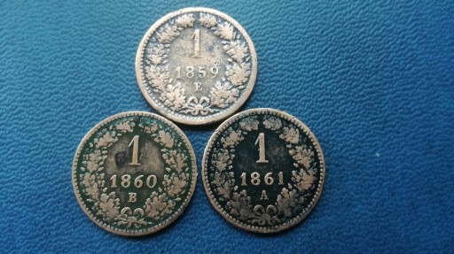 Zdjęcie oferty: Austro-Węgry 3 x 1 kreuzer (krajcar)