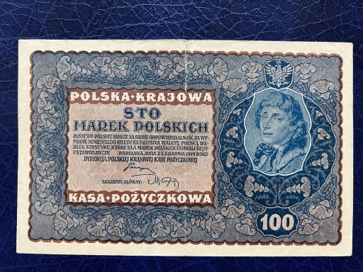 Zdjęcie oferty: 100 marek polskich 1919