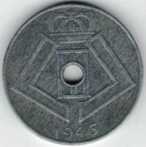 Zdjęcie oferty: Belgia 10 centymów centimes 1946 E-Q 22 mm nr 2