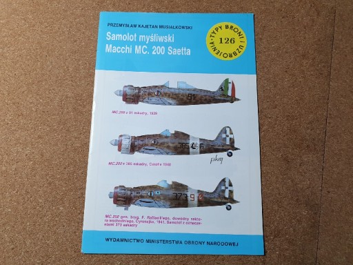 Zdjęcie oferty: TBiU 126 - Macchi MC. 200 Saetta - Musiałkowski